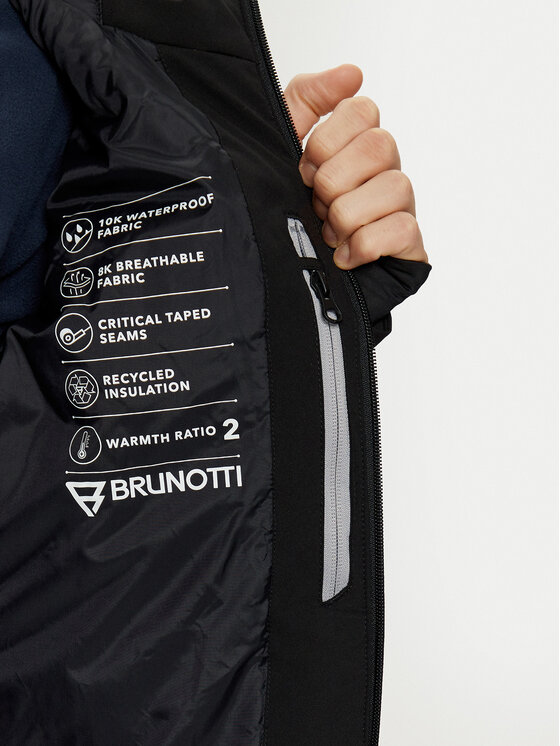 Brunotti Brunotti Μπουφάν για σκι 2421200053 Μαύρο Regular Fit