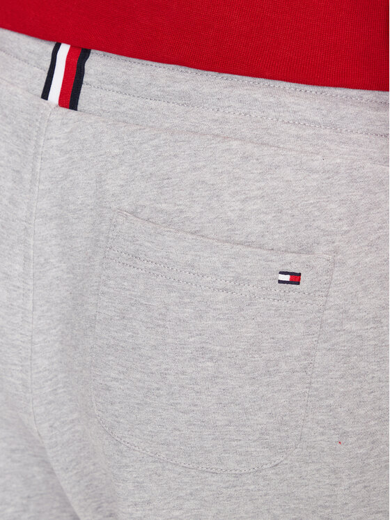 Tommy Hilfiger Tommy Hilfiger Teplákové nohavice Logo MW0MW08388 Sivá Regular Fit
