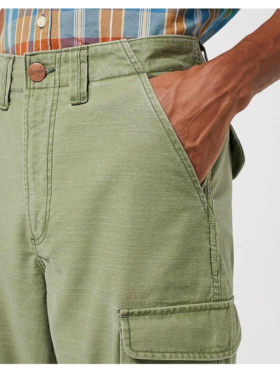 Wrangler Wrangler Pantaloni di tessuto CASEY JONES CARGO Beige Regular Fit