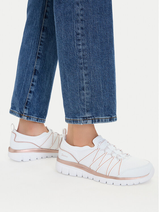 Skechers Сникърси Graceful 100888/WTRG Бял