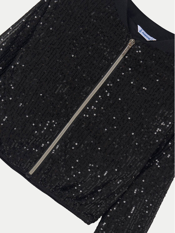 Mayoral Mayoral Kurtka bomber 7474 Czarny Regular Fit