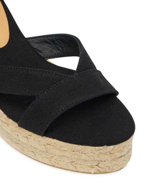 Castañer Castañer Espadryle Bruna/8ED/001025761 Czarny
