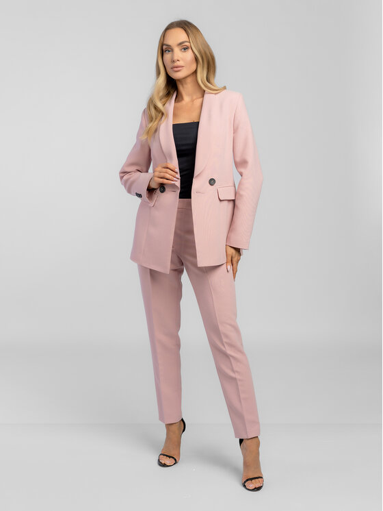 Salme Salme Oblek Nadia Ružová Regular Fit