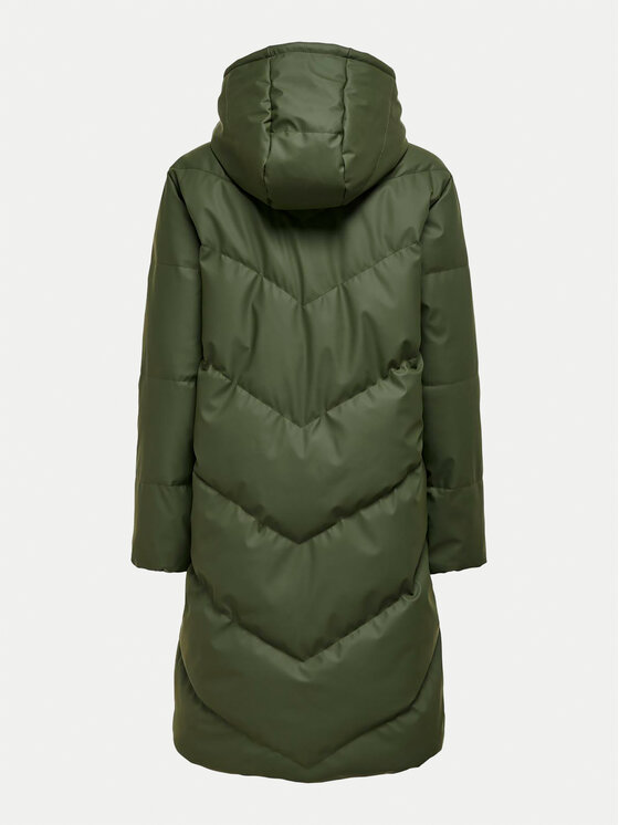 JDY JDY Zimné bundy 15217556 Zelená Regular Fit