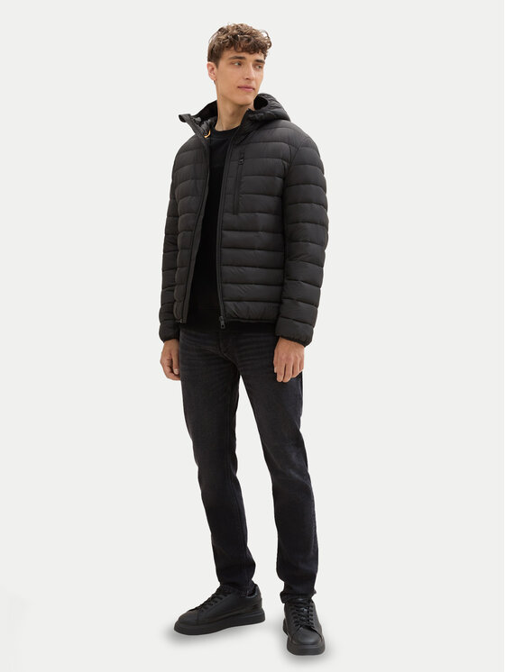 Tom Tailor Denim Tom Tailor Denim Μπουφάν μεταβατικό 1041340 Μαύρο Regular Fit