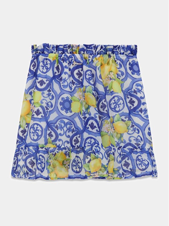 Guess Kids Guess Kids Spodnie materiałowe 181318 Kolorowy Regular Fit
