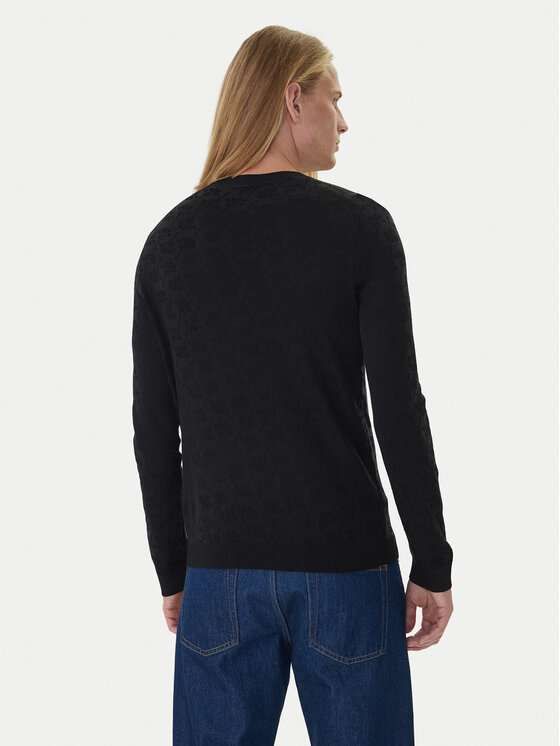 JOOP! JOOP! Megztinis 17 JK-26Cahilo 30047704 Juoda Modern Fit