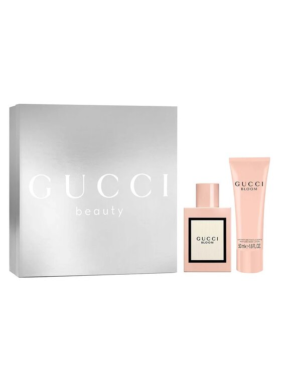 Zestaw zapachowy Gucci, Gucci Bloom zestaw woda perfumowana spray 50ml + balsam do ciała 50ml