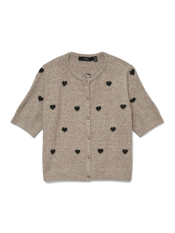 Vero Moda Vero Moda Kardigán Doffy 10330795 Béžová Regular Fit