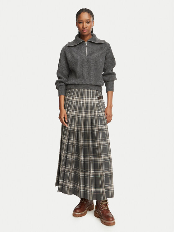 Weekend Max Mara Weekend Max Mara Φούστα midi Prisma 2625106092 Γκρι Regular Fit