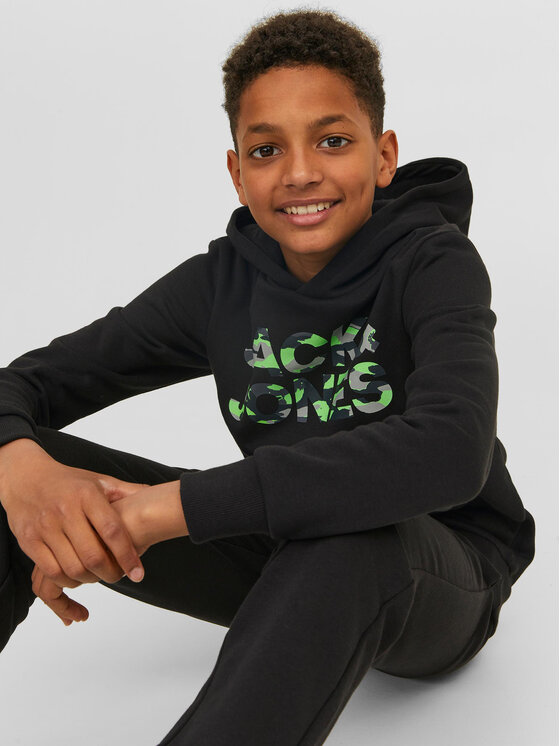 Jack&Jones Junior Jack&Jones Junior Μπλούζα 12237172 Μαύρο Regular Fit