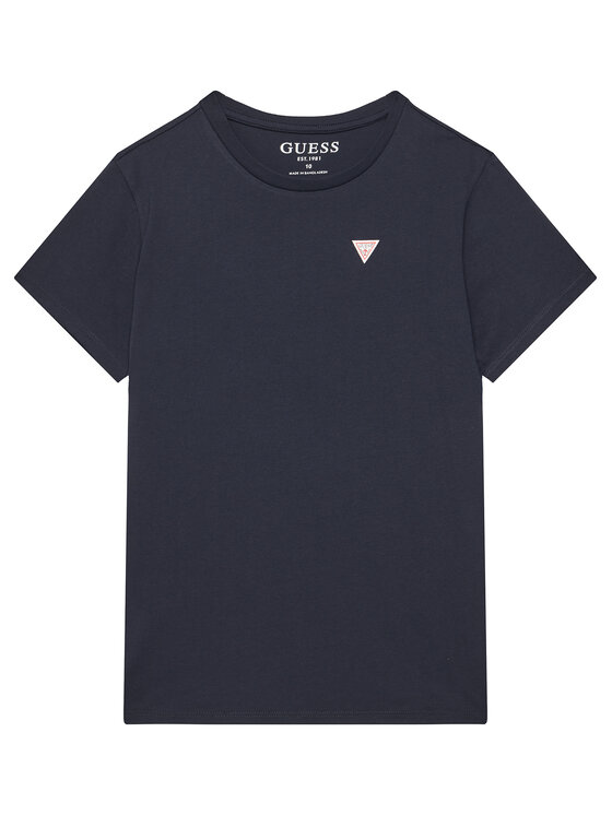 Guess Guess Tricou L5YI38 K5M20 Bleumarin Regular Fit