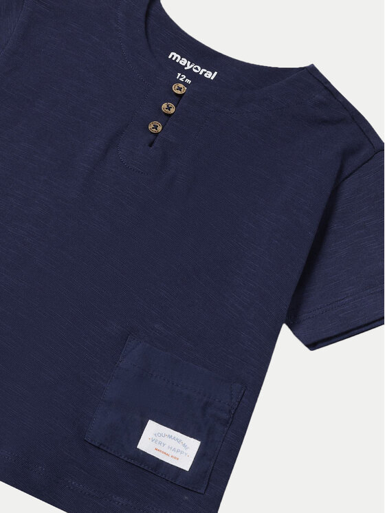 Mayoral Mayoral T-Shirt 01016 Granatowy Regular Fit