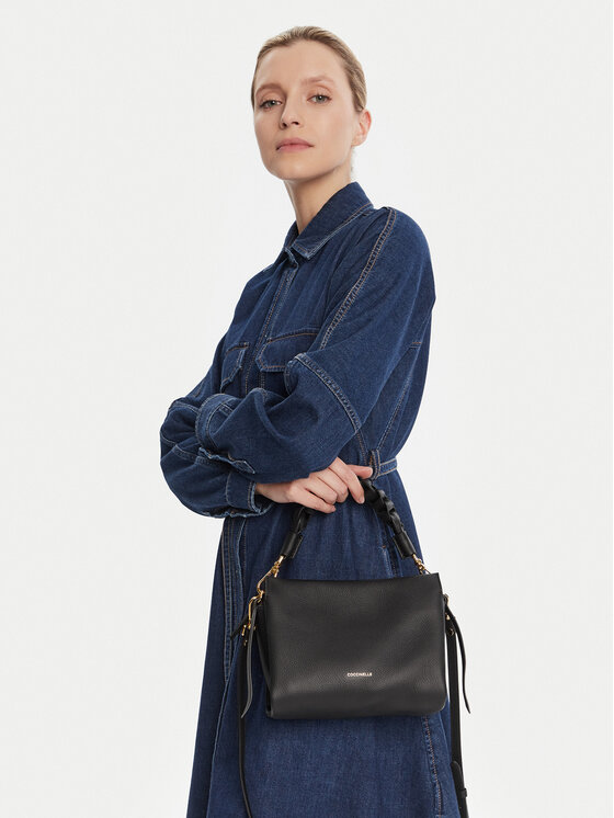 Coccinelle Torebka M50 Boheme Grana Double E1 M50 58 01 01 Czarny