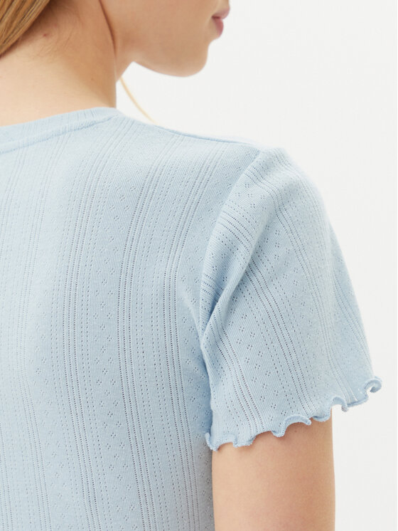 Pieces Pieces T-särk Fia 17155480 Sinine Regular Fit
