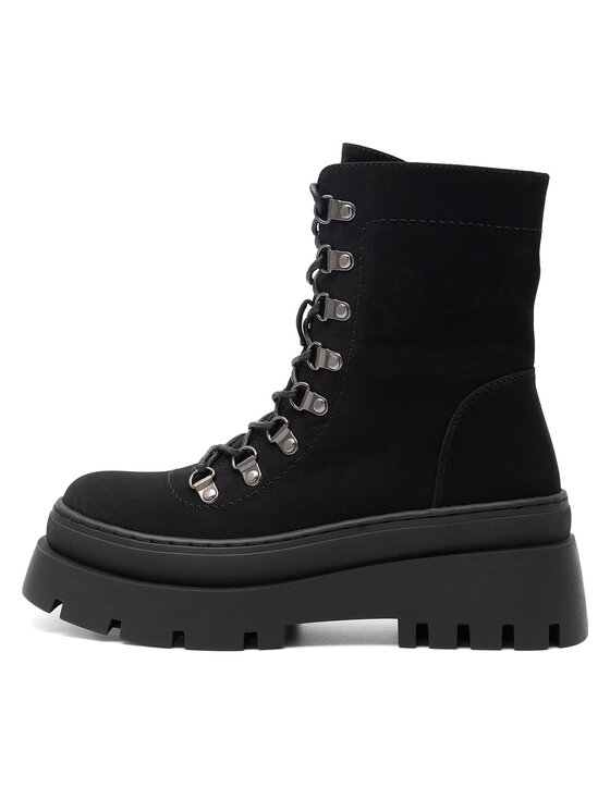 DeeZee DeeZee Šnurovacia obuv ERNA WS6151-05 Čierna