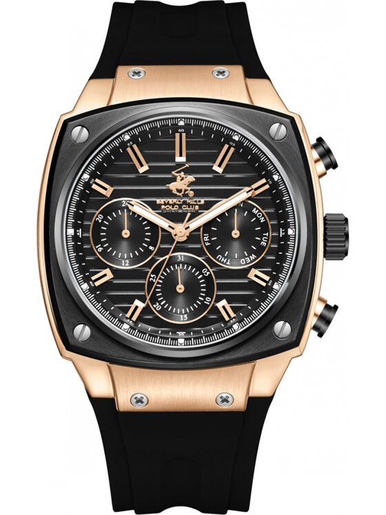 Beverly Hills Polo Club Beverly Hills Polo Club Zegarek BP3778X.451 Czarny