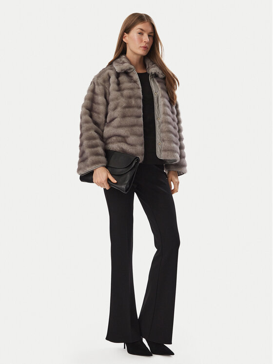 Marella Marella Γούνα Agio  2625456031 Γκρι Regular Fit