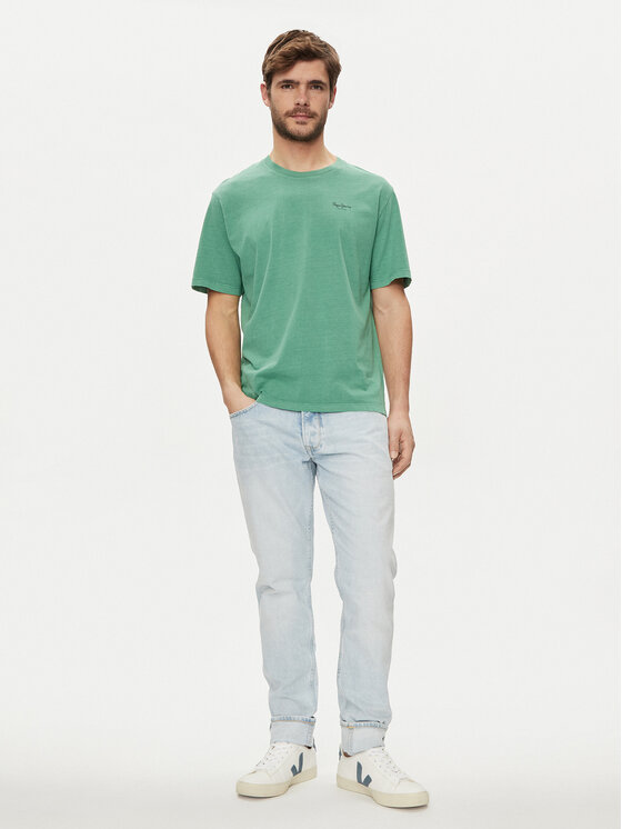 Pepe Jeans Pepe Jeans Blugi PM207392 Albastru celest Tapered Fit