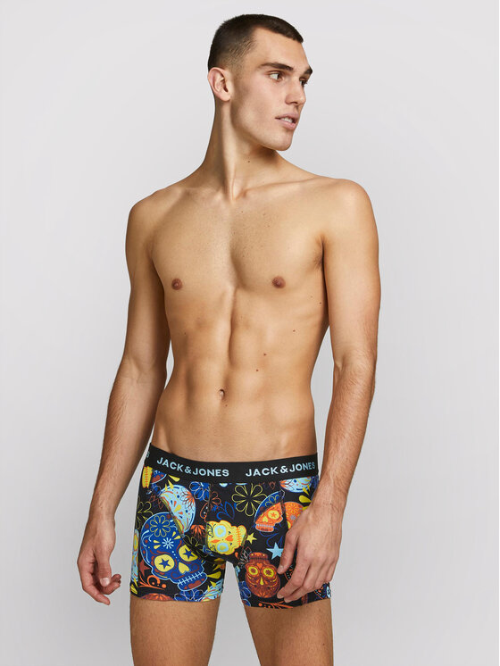 Jack&Jones Jack&Jones Set od 3 para bokserica Sugar Skull 12185485 Šarena