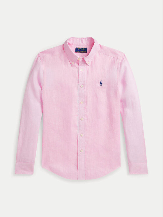 Chłopięca Koszula Polo Ralph Lauren, Rozmiar S, Różowa, 323967600002