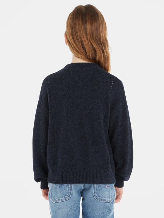 Tommy Hilfiger Tommy Hilfiger Sweater Essential KG0KG07801 Sötétkék Regular Fit