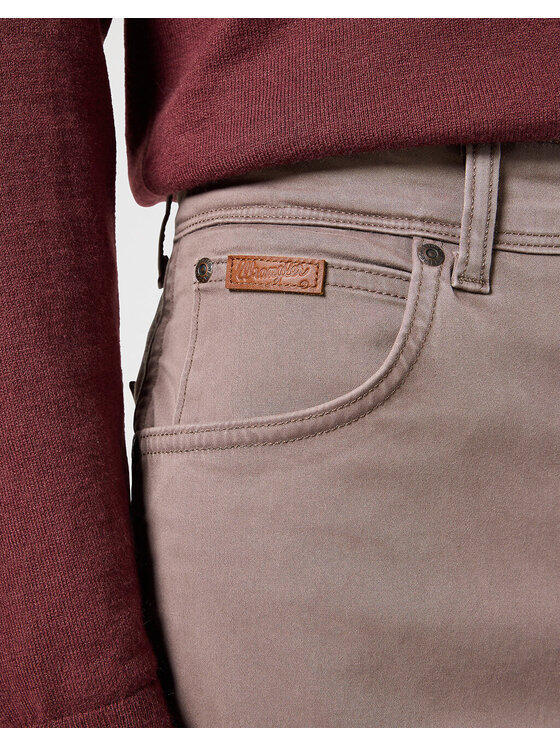 Wrangler Wrangler Spodnie materiałowe TEXAS Szary Regular Fit