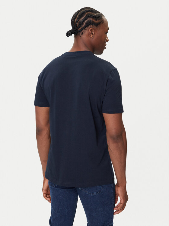 BOSS BOSS Tričko Te_Wheel 50546381 Tmavomodrá Regular Fit