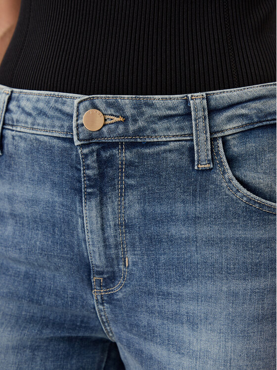 Guess Guess Дънки W5RA15D5L72 Син Straight Fit