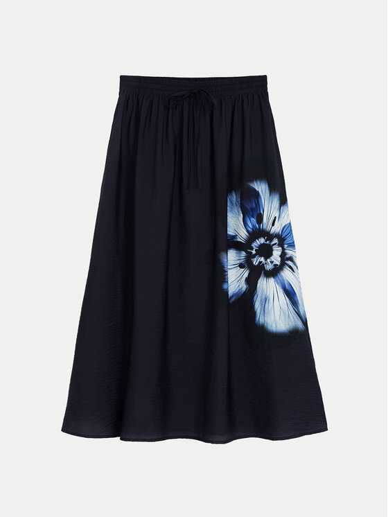 Desigual Desigual Φούστα σε γραμμή Α Shantou 24WWFW26 Μαύρο Regular Fit