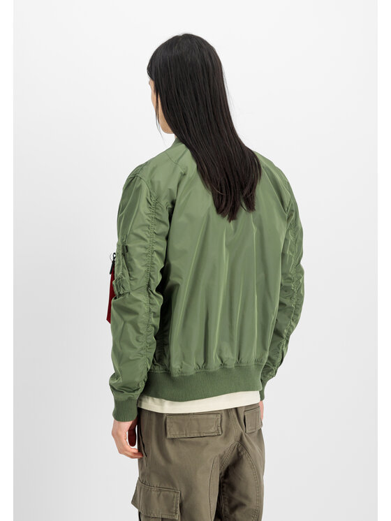 Alpha Industries Alpha Industries Kurtka bomber MA-1 TT Flying Tigers Light Bomber Jacket Zielony Slim Fit