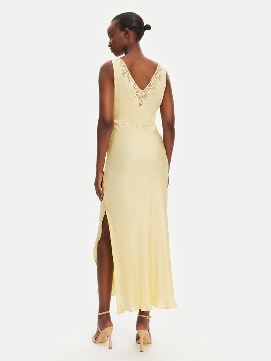 TWINSET TWINSET Vakarinė suknelė 251TP2370 Smėlio Regular Fit