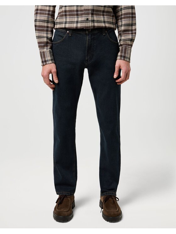 Wrangler Wrangler Jeansy GREENSBORO Czarny Straight Leg
