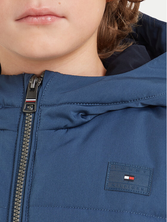Tommy Hilfiger Tommy Hilfiger Зимно яке Monotype KB0KB09092 Син Regular Fit