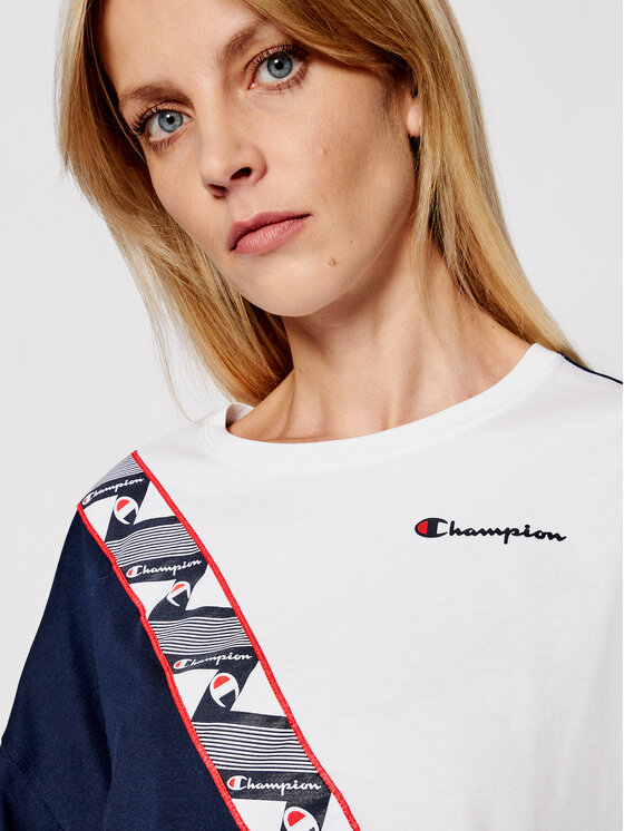 T-shirt Colour Block Jacquard Logo Tape 112767