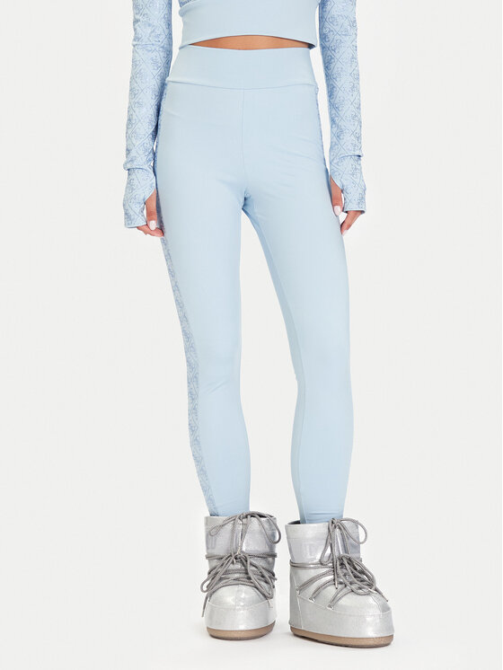 Guess Guess Leggings W5BB72 K7182 Kék Slim Fit