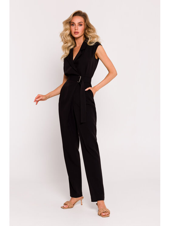 Made of Emotion Made of Emotion Kombinezon M780 Czarny Generous Fit