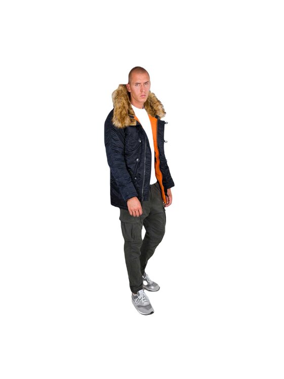 Alpha Industries Alpha Industries Kurtka zimowa AI.103141-07 Granatowy Vintage Fit