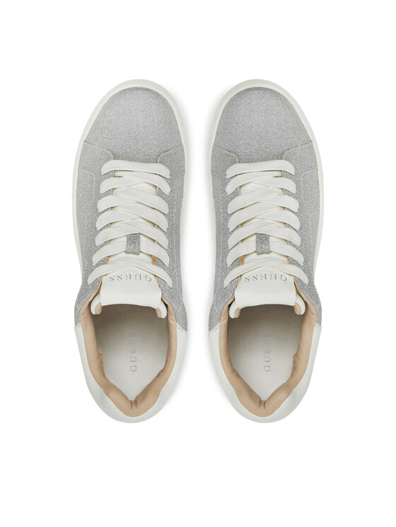 Guess Guess Sneakersy FLPWIN LEL12 Srebrny