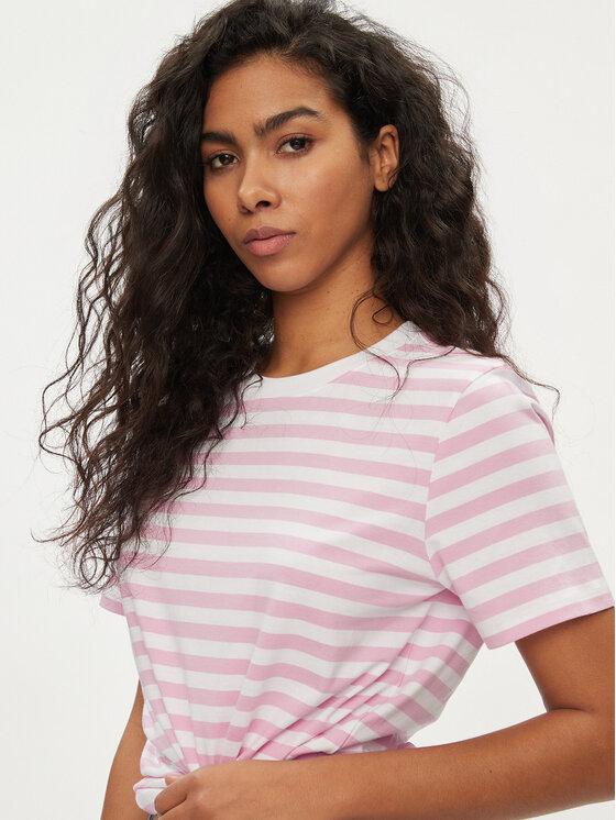 Pieces Pieces T-Shirt Ria 17146339 Růžová Regular Fit