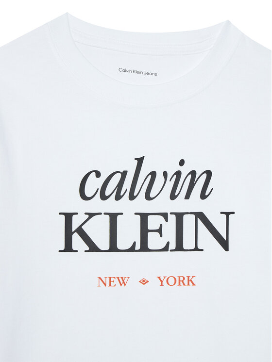 Calvin Klein Jeans Calvin Klein Jeans T-Shirt LVCKSJA07B Biały Regular Fit