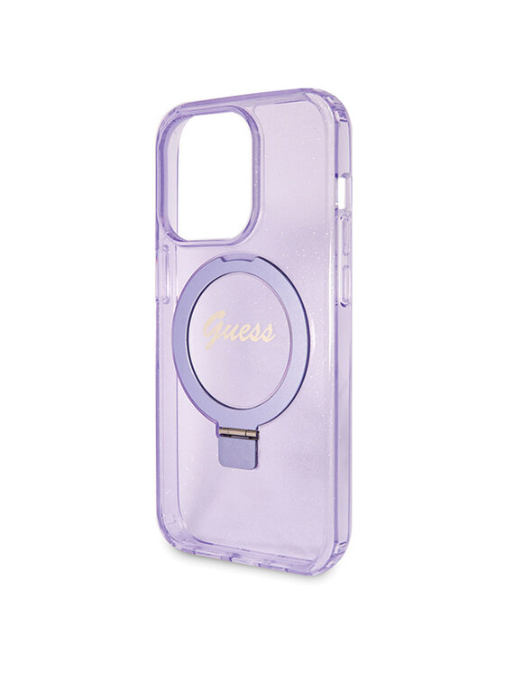 Guess Guess Etui na telefon iPhone 13 Pro Max Fioletowy