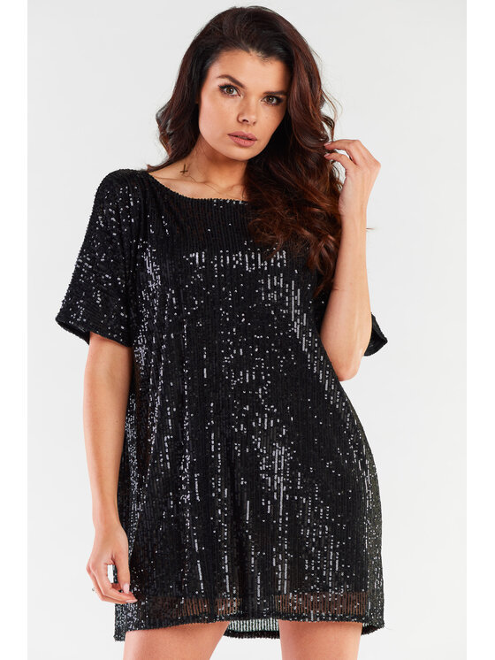 Awama Awama Abito da sera A483 Nero Basic Fit