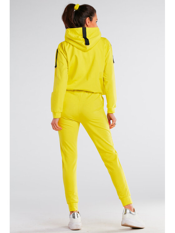 Infinite You Infinite You Bluza M248 Żółty Basic Fit