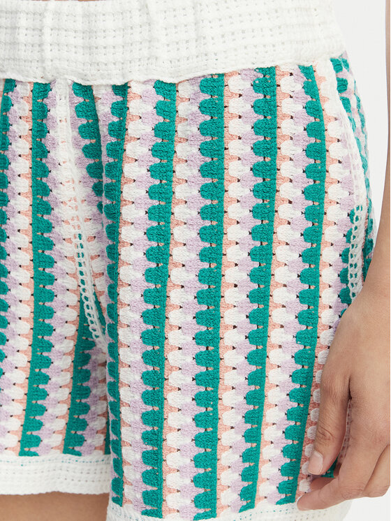 Banana Moon Banana Moon Pantaloncini di tessuto Nolio Bloomday MXN47 Verde Regular Fit