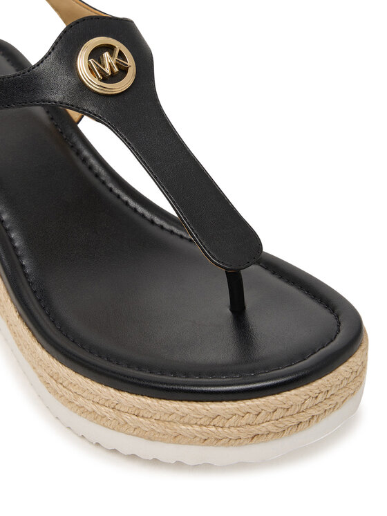 MICHAEL Michael Kors MICHAEL Michael Kors Espadrilles Val Thong Wedge 40S6VAMS1L Fekete