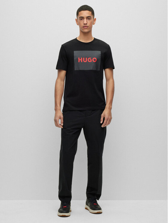 HUGO Hugo T-shirt Dulive222 50467952 Crna Regular Fit