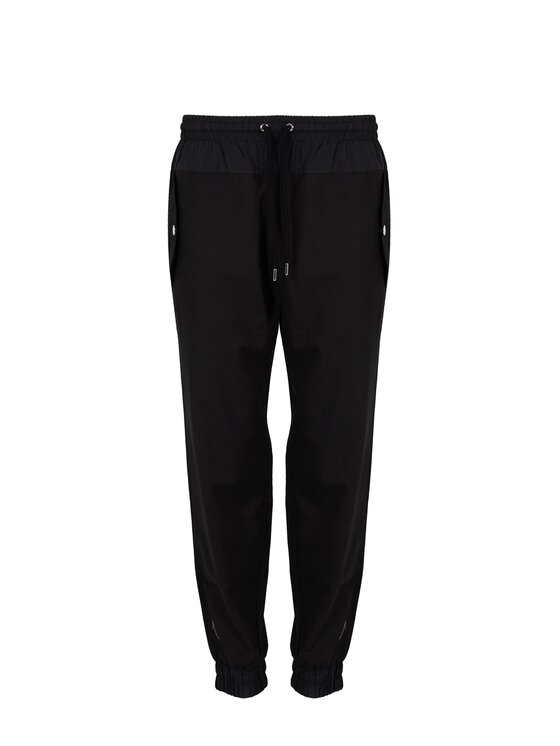 Les Hommes Les Hommes Παντελόνι υφασμάτινο LBP1008305U Μαύρο Slim Fit