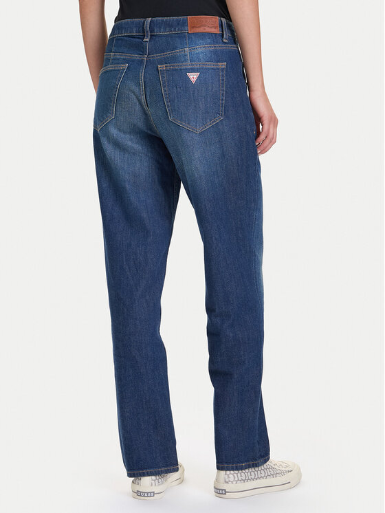 Guess Jeans Guess Jeans Jeansy W5BA3O D0026 Modrá Boyfriend Fit