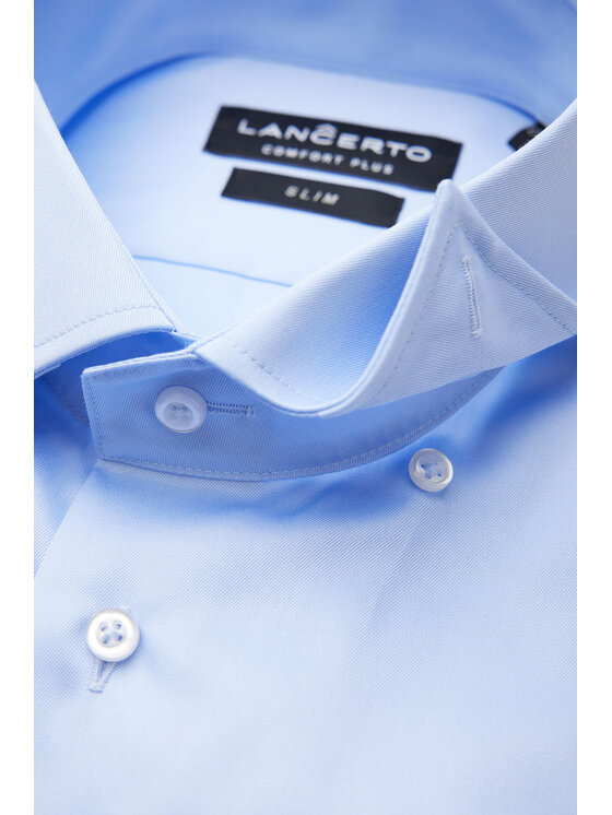 Lancerto Lancerto Koszula Marley KO051124000029 Niebieski Slim Fit